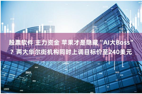 股票软件 主力资金 苹果才是隐藏“AI大Boss”？两大华尔街机构同时上调目标价至240美元